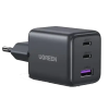 Зарядний пристрій UGREEN X515 GaN 30W Fast Charger (3-портовий, USB-C x2 + USB-A)